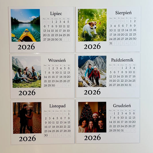 Kalendarz miesięczny 2026